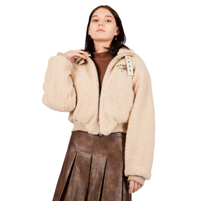 Куртка для девочки Miasin G-JCK24665 бежевая 1